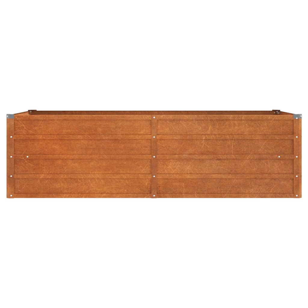 NNEVL Garden Raised Bed Rusty 160x80x45 cm Corten Steel