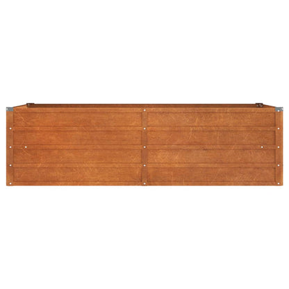 NNEVL Garden Raised Bed Rusty 160x80x45 cm Corten Steel