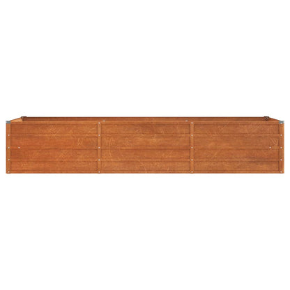 NNEVL Garden Raised Bed Rusty 240x80x45 cm Corten Steel