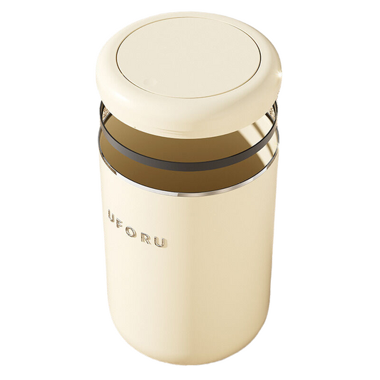 NNEDSZ Floor standing trash can (12L), cream white, 22 * 35cm